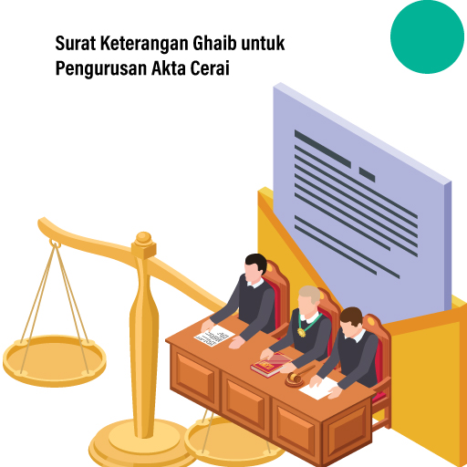 surat keterangan ghaib untuk pengurusan akta cerai